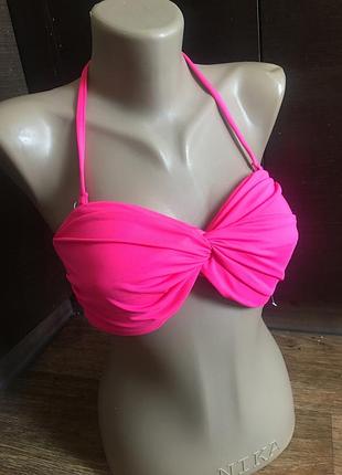 Яркий лиф, верх от купальника, бандо