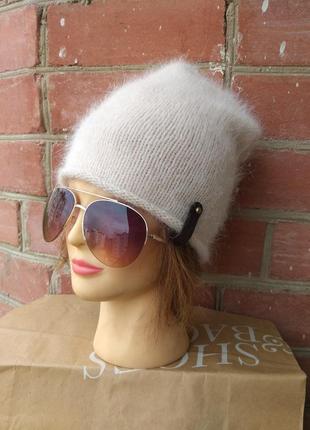 Шапка з пуху норки