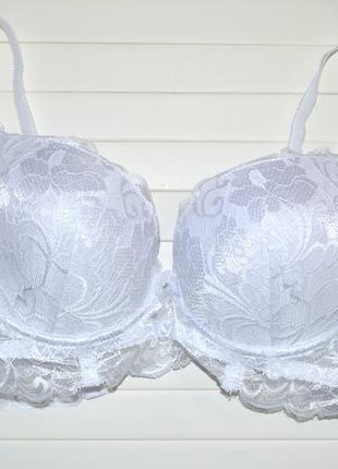 № 3589 корсетный бюст, бюстье, бра, бюстгальтер, лиф, лифчик снежно-белого цвета