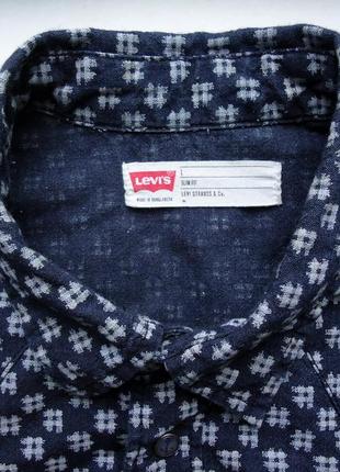 Сорочка levis levi strauss slim fit лівис лівайс (l) оригінал5 фото