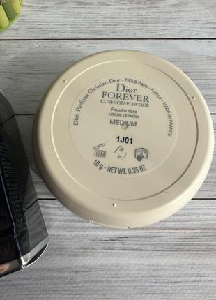 Розсипчаста пудра  dior forever cushion powder2 фото