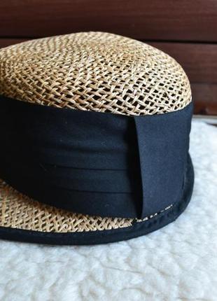 Seeberger соломенная шляпа с лентой козырек3 фото