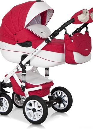 Дитяча універсальна коляска 2 в 1 riko brano ecco 20 sport red