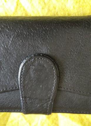 Кошелек кожаный, уни( мужской,женский).италия