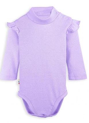 Яркий боди-гольф с крылышками, 100% хлопок рибана