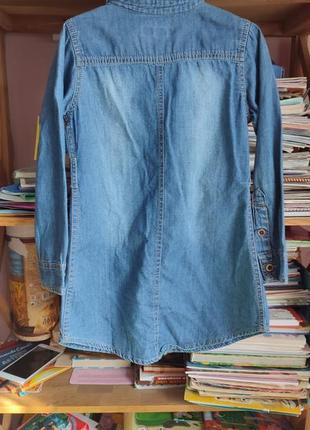 Красива джинсова туніка фірмова сукня3 фото