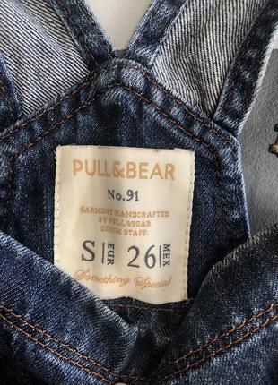 Комбинезон джинсовый pull &amp; bear p.26 m4 фото