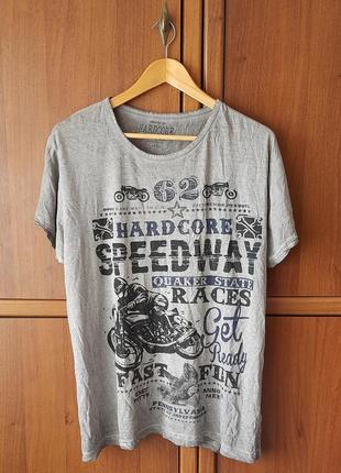 Чоловіча байкерська футболка hardcore jeans co