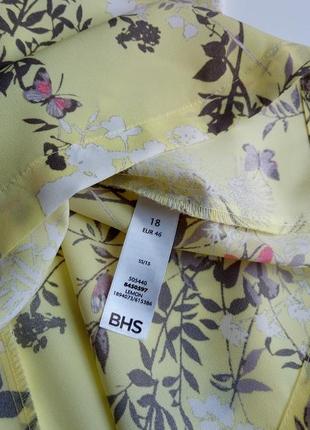 Красивая летняя блуза в цветочный принт свободного силуэта7 фото