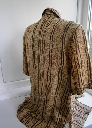 Красивая, винтажная женская блуза из натурального шелка. new fast6 фото