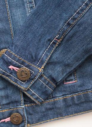 Джинсовая куртка джинсовка на малышку 1.5-2 года4 фото
