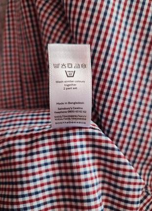 Классная рубашка в клетку рубашка размер s-м