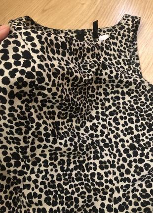 Платье леопард xs 3