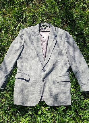 Подхак в клетку л-хл шерсть весна весна легкий