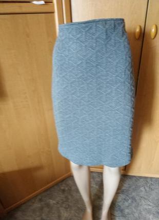 Трикотажная фактурная юбка р. 10  yessica1 фото