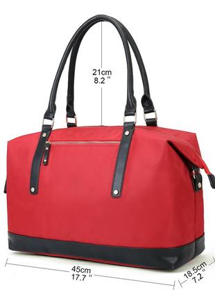 Жіноча спортивна сумка ecosusi червона (es0040085a021) ll10 фото