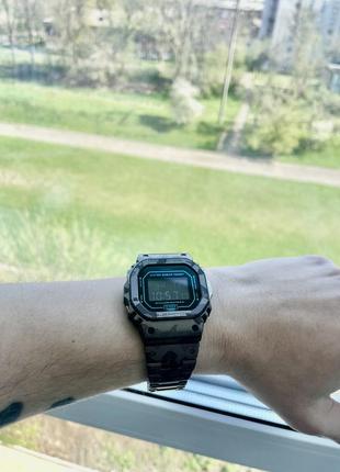 Casio g-shock 5600bbm - 1er кастом метал камо оригинальный4 фото