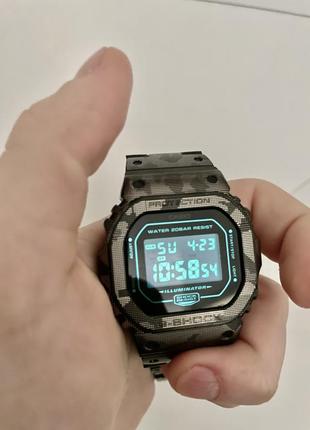 Casio g-shock 5600bbm - 1er кастом метал камо оригінал10 фото