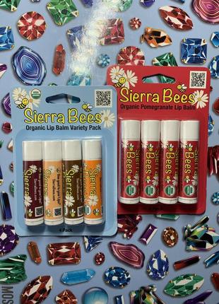 Органічні бальзами для губ sierra bees різні види