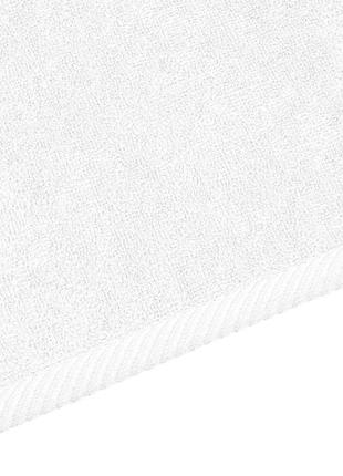 Полотенце махровое (белое) 40х70см 1656682 фото