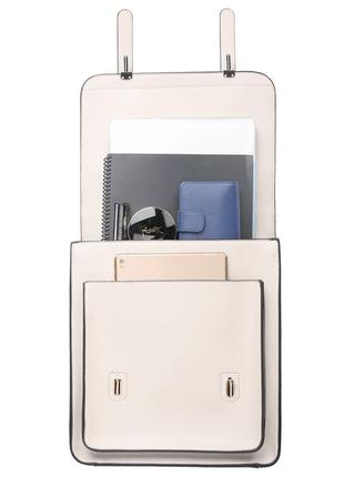 Жіночий рюкзак для ноутбука ecosusi білий (es1202001a022) ll9 фото
