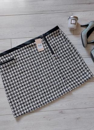 Стильна твідова спідниця ,великий розмір