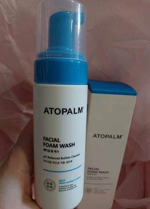 Пінка для вмивання atopalm facial foam wash mle