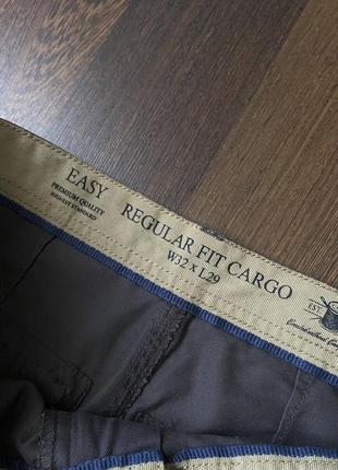 Штаны с карманами карго темно-серые6 фото