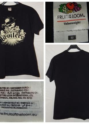 Мерчевая футболка "skull & palms" t-shirt black by broilers2 фото
