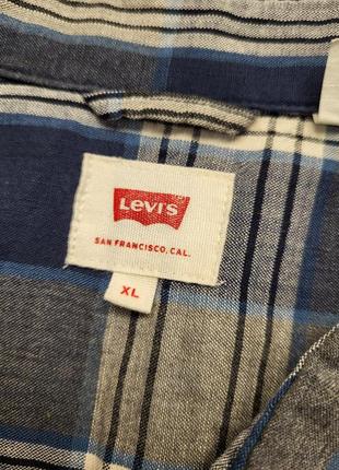 Рубашка в клітинку levi's левіс4 фото