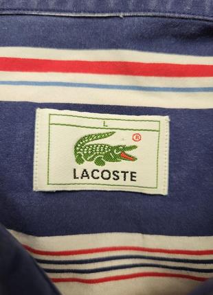 Рубашка пляжная с коротким рукавом lacoste vintage4 фото