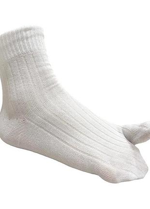 Шкарпетки табі в смужку лакі вайт geta 41-43 білий4 фото