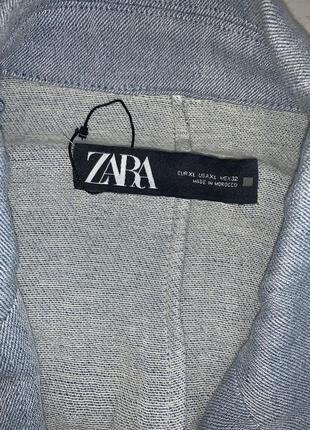 Кардиган пальто под пояс серое весна zara l-xl9 фото