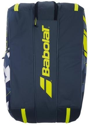 Чехол babolat rh x 12 pure aero grey/yellow/white 751221/3704 фото