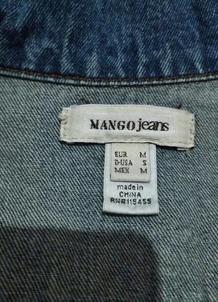 Джинсовая куртка жакет mango jeans5 фото