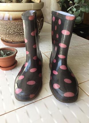 Гумові чоботи дуже модного гарного забарвлення 33 розміру