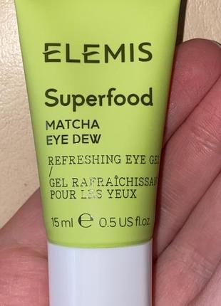 Elemis matcha eye dew охлаждающий гель для глаз 15 мл2 фото