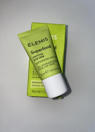 Elemis matcha eye dew охолоджуючий гель для очей 15 мл