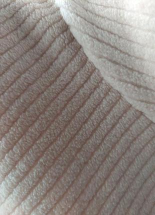 Флисовая куртка marks & spenser из структурной ткани молочного цвета  48-526 фото