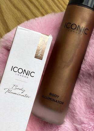 Iconic london body illuminator - glow - бронзер-хайлайтер для тіла, 50 мл