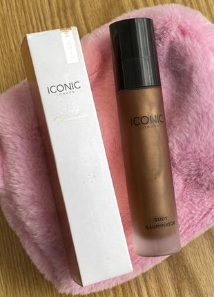 Iconic london body illuminator - glow - бронзер-хайлайтер для тіла, 50 мл2 фото