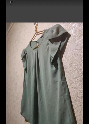 Блузка, элегантная блузка, мятная блузка,6 фото