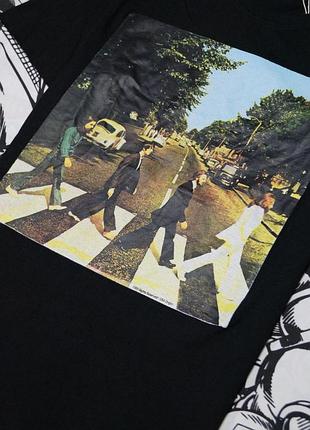 Футболка з принтом рок-групи the beatles6 фото