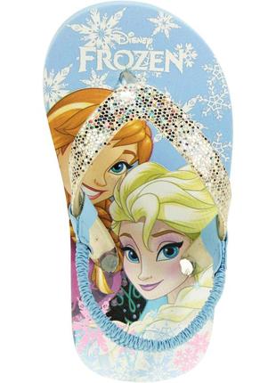 Пляжные сандали disney frozen flip flop.  ориинал. сша.