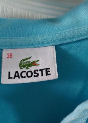 Бледное поло футболка lacoste4 фото