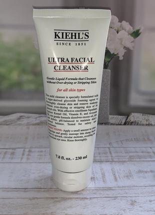 Очищающий гель для лица для всех типов кожи kiehl's ultra facial cleanser kiehls