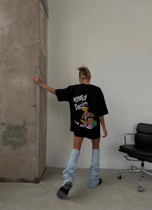 Футболка money duck чорна