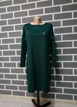 Сукня трикотаж зелене1 фото