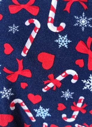 Нічна сорочка трикотаж новорічна різдвяна бавовна 16 розмір6 фото