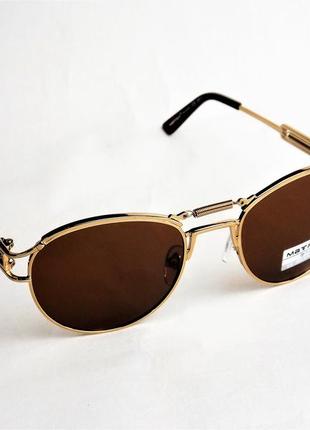 Очки солнцезащитные matrix 8213 коричневые золото с поляризацией